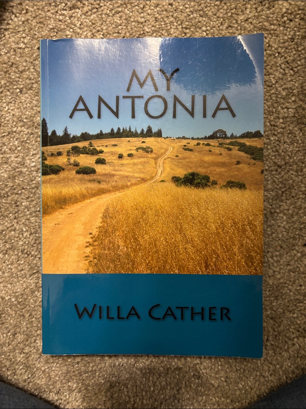 My Antonia by Willa Cather - Paperback edition